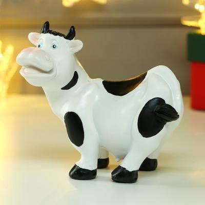 статуэтка корова, символ 2021 бык, интерьерная фигура корова, декоративная фигура корова, новогодняя фигура бык, бык фигура полистоун, купить символ 2021, символ 2021 фото, фигура корова цена, новогодний сувенир, интерьерный декор