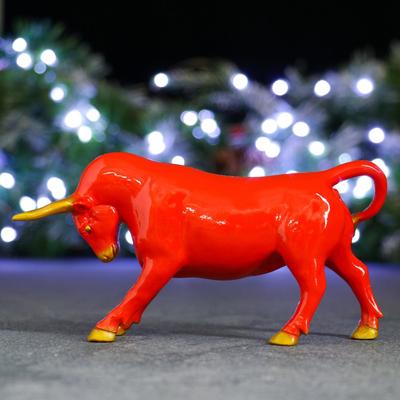 символ 2021 бык, интерьерная фигура бык, декоративная фигура бык, новогодняя фигура бык, бык фигура из полистоуна, купить символ 2021, символ 2021 фото, фигура бык цена