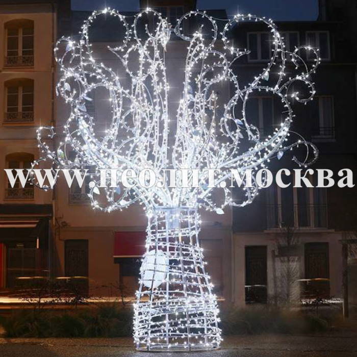 светящееся дерево, светодиодное дерево, световое дерево, купить светодиодное дерево, светодиодное дерево фото, светодиодное дерево цена, светящиеся фигуры 3d, новогодний декор, новогодние фигуры
