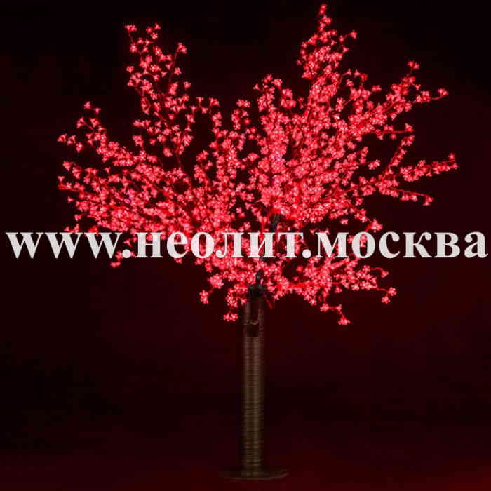 красная сакура светящаяся, светящаяся сакура 180 см, световое дерево сакура, светодиодное дерево сакура, купить светодиодную сакуру, светящееся дерево сакура цена, светодиодное дерево сакура фото, световые деревья, светодиодные деревья