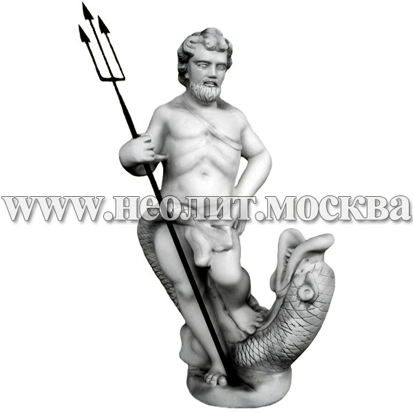 статуя Нептун, скульптура Нептун, статуя из бетона, садовая фигура, бетонная фигура, статуя из бетона фото, бетонная скульптура цена, купить статую из бетона, парковая скульптура, скульптура из бетона