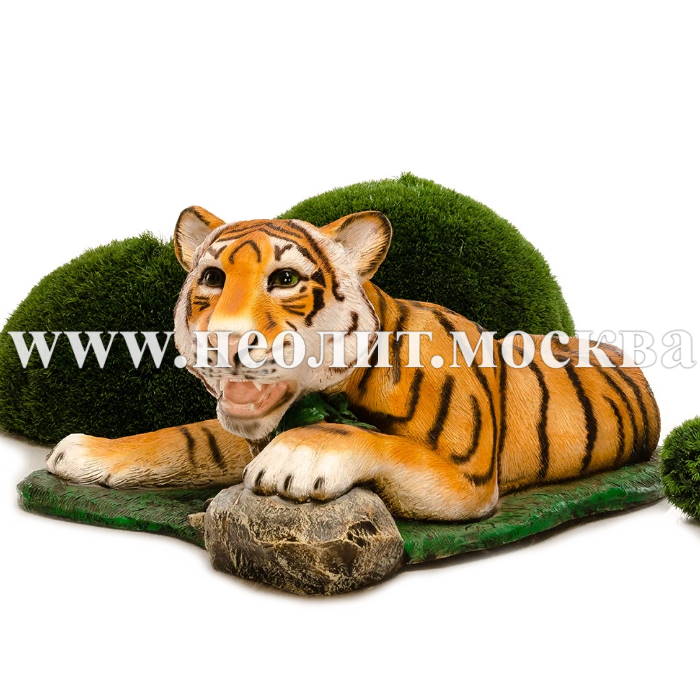 новинка 2021, фигура тигр лежит, большая фигура тигр, садовая фигура тигр, декоративная фигура тигр, купить фигуру тигра, фигура тигр фото, фигура тигр цена