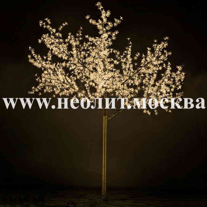 белая сакура светящаяся, светящаяся сакура 250 см, световое дерево сакура, светодиодное дерево сакура, купить светодиодную сакуру, светящееся дерево сакура цена, светодиодное дерево сакура фото, световые деревья, светодиодные деревья